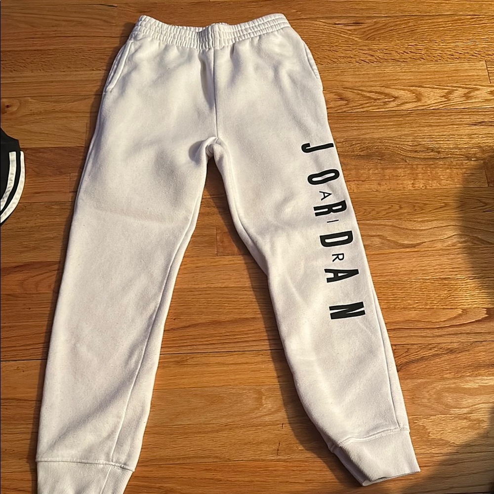 Jordan Kids White Sweatpants